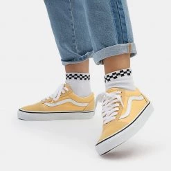 Γυναικεία Vans Old Skool Unisex Παπούτσια FLAX/TRUE WHITE -Γυναικεία Παπούτσια Κατάστημα vans ua old skool mdylw 6
