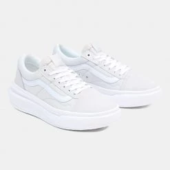 Γυναικεία Vans Old Skool Overt Comfycush Unisex Παπούτσια Light Grey/Whit -Γυναικεία Παπούτσια Κατάστημα vans ua old skool overt cc dgywh 5