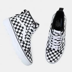 Vans Sentry Sk8-Hi Γυναικεία Μποτάκια Checkerboard -Γυναικεία Παπούτσια Κατάστημα vans ua sentry sk8 hi wc black 4