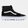 Vans Sentry Sk8-Hi Γυναικεία Μποτάκια BLACK/WHITE -Γυναικεία Παπούτσια Κατάστημα vans ua sentry sk8 hi wc blkwh