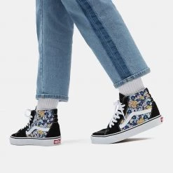 Vans Ua Sk8-Hi Γυναικεία Μποτάκια (Floral) Black/ 17 Vans Ua Sk8-Hi Γυναικεία Μποτάκια (Floral) Black/ -Γυναικεία Παπούτσια Κατάστημα vans ua sk8 hi black 12