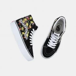 Γυναικεία Vans Ua Sk8-Hi Platform 2.0 Blac BLACK/MULTI -Γυναικεία Παπούτσια Κατάστημα vans ua sk8 hi platform 20 blac 3