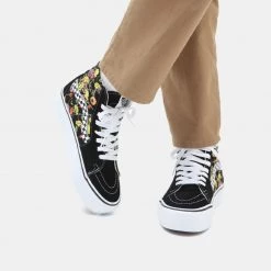 Γυναικεία Vans Ua Sk8-Hi Platform 2.0 Blac BLACK/MULTI -Γυναικεία Παπούτσια Κατάστημα vans ua sk8 hi platform 20 blac 5