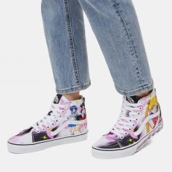Vans X Pretty Guardian Sailor Moon Sk8-Hi Γυναικεία Μποτάκια BLACK/PINK -Γυναικεία Παπούτσια Κατάστημα vans ua sk8 hi prgr sail blkpk 8