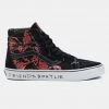 Γυναικεία Vans Ua Sk8-Hi Reissue Stng Blac BLACK/RED -Γυναικεία Παπούτσια Κατάστημα vans ua sk8 hi reissue stng blac