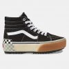 Vans Sk8-Hi Stacked Γυναικεία Παπούτσια Black/Checkerbo