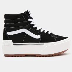 Vans Sk8-Hi Stacked Γυναικεία Παπούτσια (SUEDECANVAS)BL
