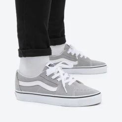 Γυναικεία Vans Sk8-Low Unisex Παπούτσια DRIZZLE/TRUE WH